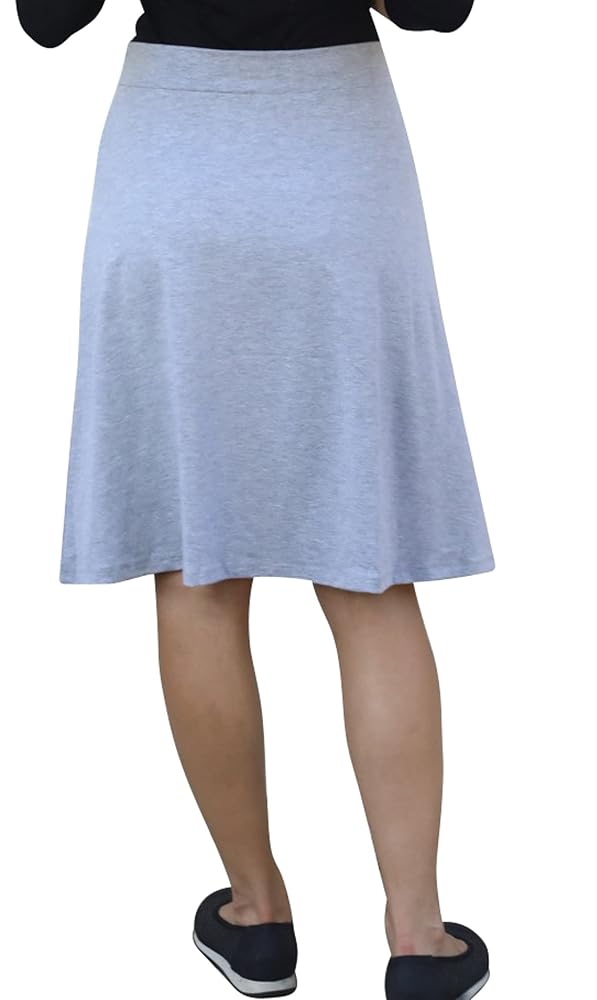 Kosher Casual Women's Modest Knee-Length A-Line Lightweight